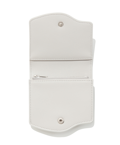 TCM embossed starfish wave wallet (light grey)
