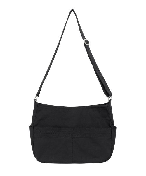 TCM stitch washed cross bag (black)