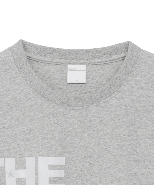 TCM logo type T (melange grey)