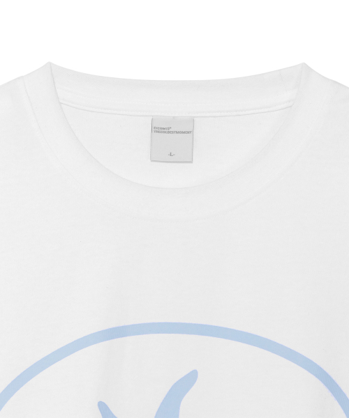 TCM starfish stamp T (white)