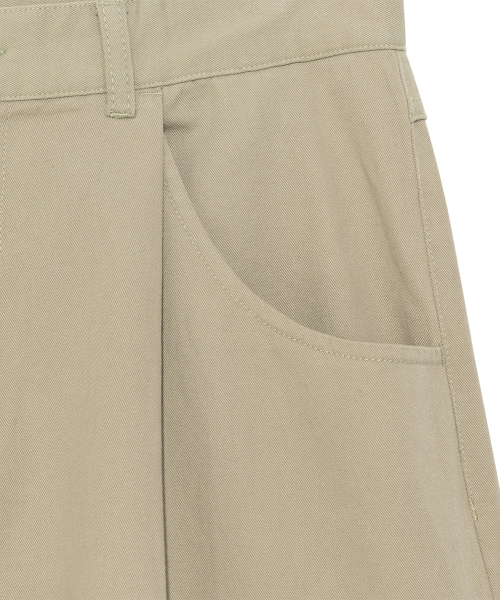 TCM easy cargo below-knee pants (beige)