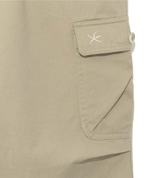 TCM easy cargo below-knee pants (beige)