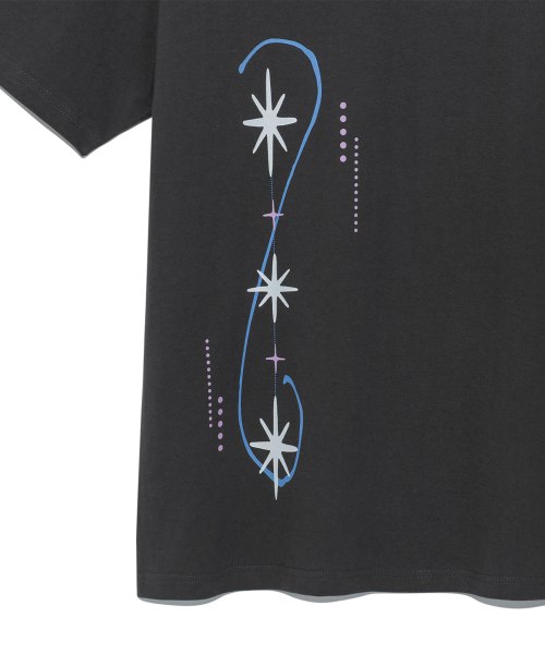 TCM kirakira T (charcoal)