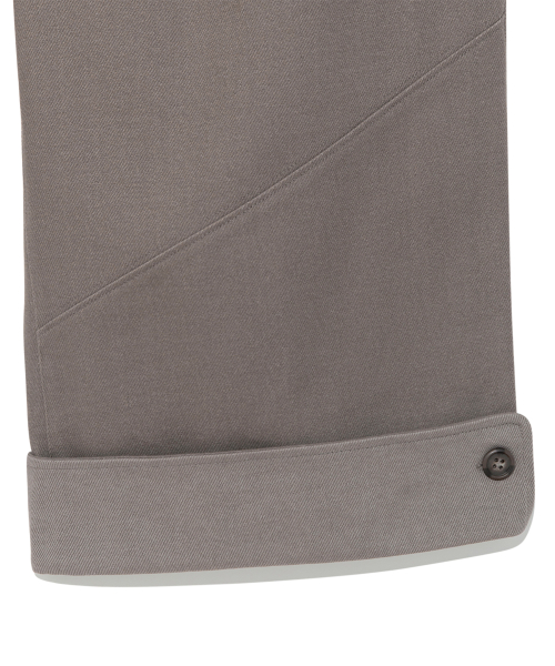 TCM folding button pants (brown)