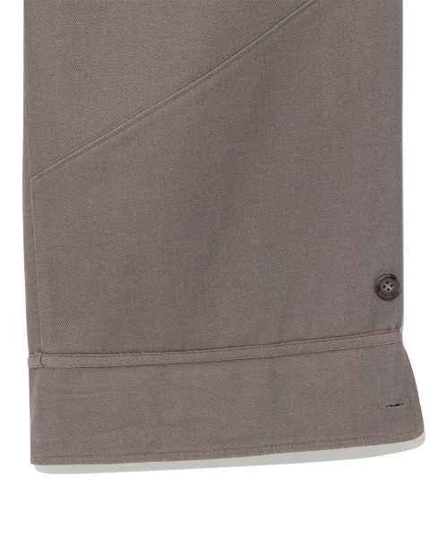 TCM folding button pants (brown)