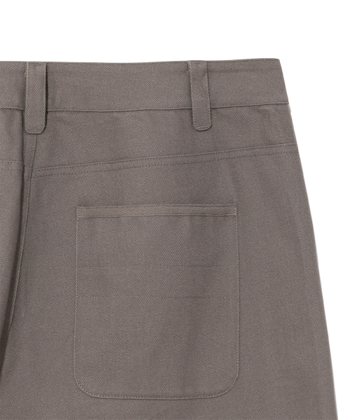 TCM folding button pants (brown)