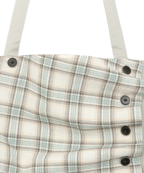 TCM 2way check pintuck bag (mint)