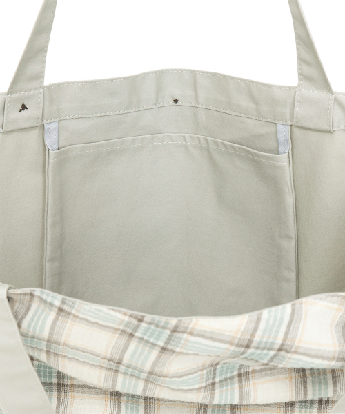 TCM 2way check pintuck bag (mint)