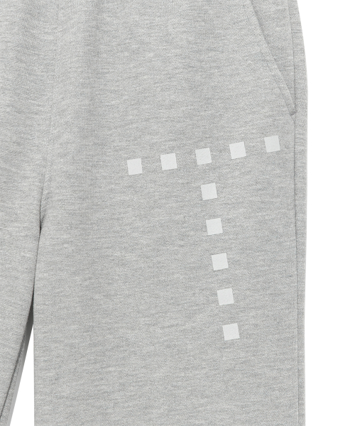 (w) TCM capri sweat pants (melange grey)