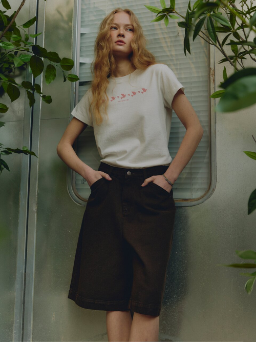 Basic Bermuda Denim Pants MU2633DN201M