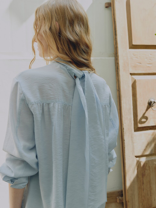 Ribboned Tie Blouse MU2633BL301M
