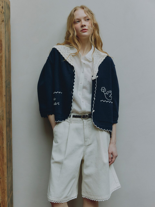 Bird Sailor Cardigan MU2633CD301M