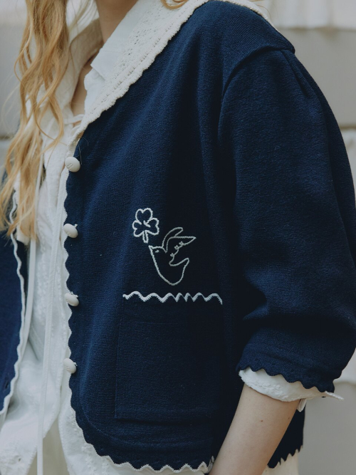 Bird Sailor Cardigan MU2633CD301M
