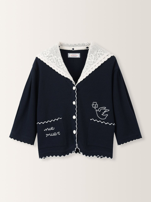 Bird Sailor Cardigan MU2633CD301M
