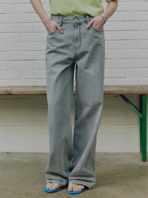 Twinkle Semi-Wide Denim Pants MU2633DN303M