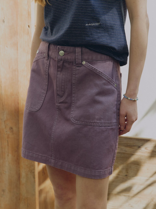 Dying Mini Denim Skirt MU2633SK301M