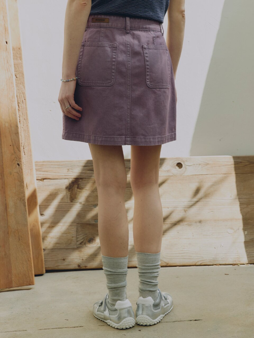 Dying Mini Denim Skirt MU2633SK301M