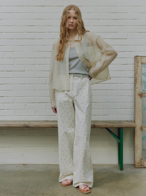 Fatigue Cotton Pants MU2633PT301M_CREAM