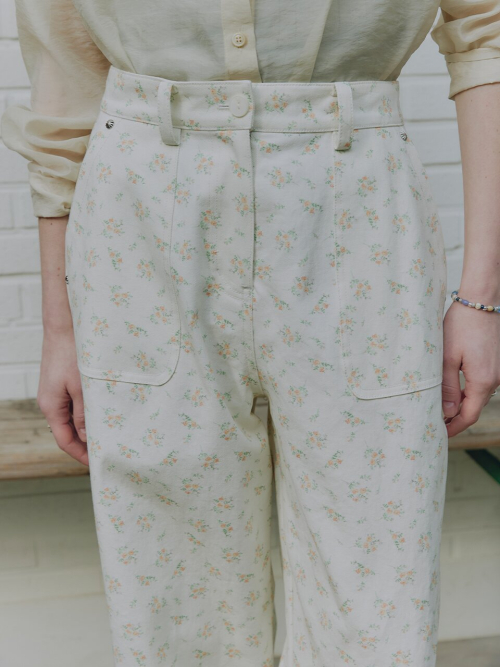 Fatigue Cotton Pants MU2633PT301M_CREAM