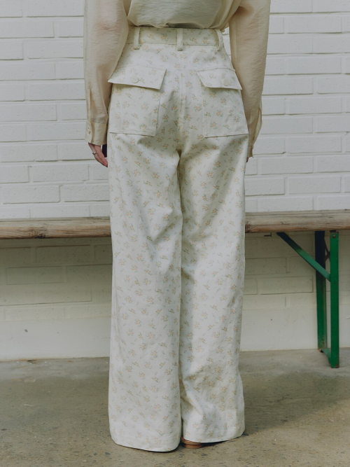 Fatigue Cotton Pants MU2633PT301M_CREAM