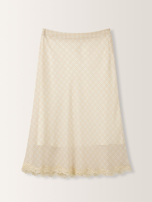 Velia A-Line Skirt MU2633SK303M_LIGHT ORANGE