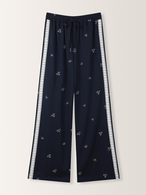 Flower Embroided Track Pants MU2633PT303M