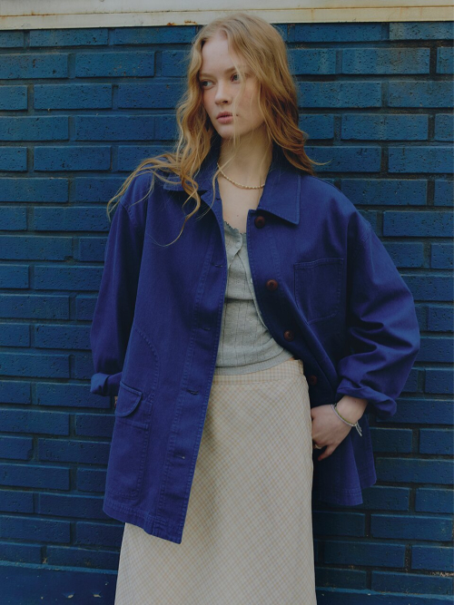 Washed French Work Jacket MU2633JK201M