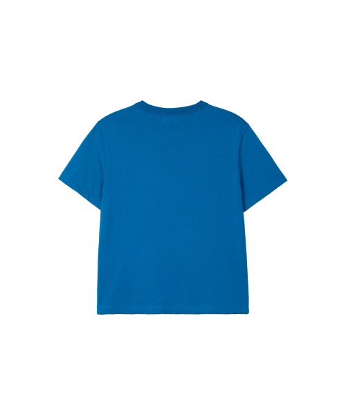 COLLEGE CROPPED T-SHIRT BLUE