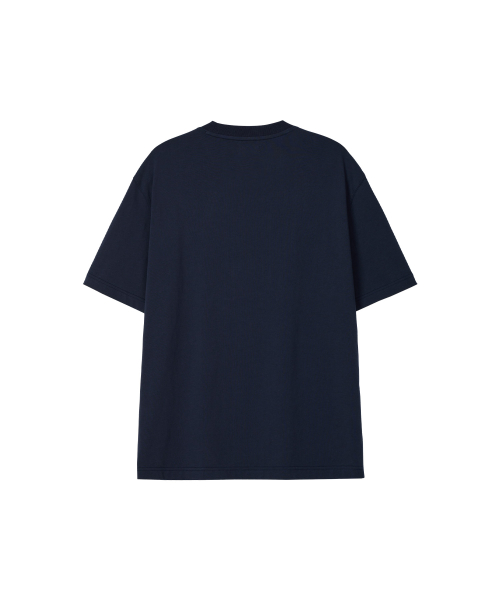 COLLEGE LOGO T-SHIRT NAVY