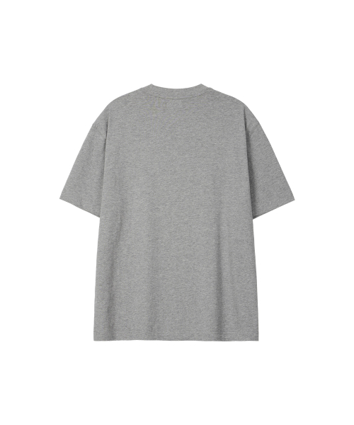 COLLEGE LOGO T-SHIRT GRAY