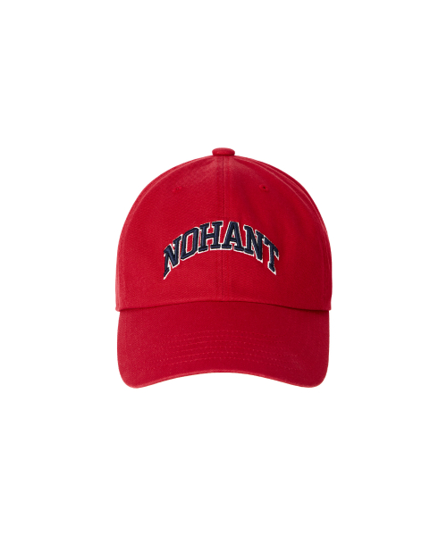 CONTRAST ARCH LOGO BALL CAP RED