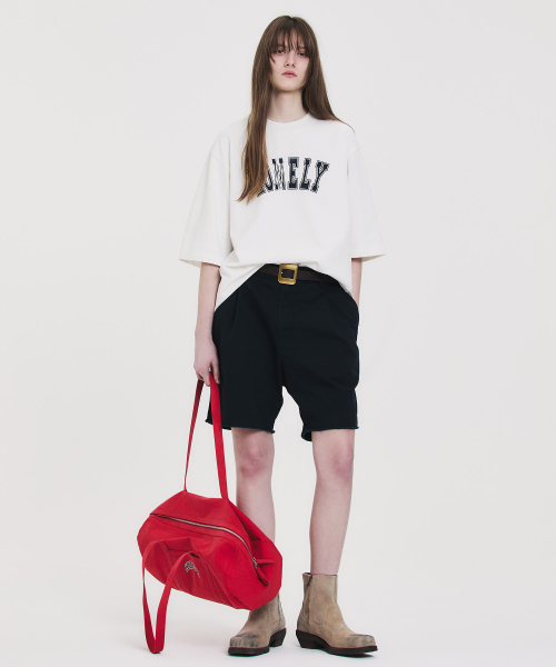 CANVAS DUFFEL BAG RED