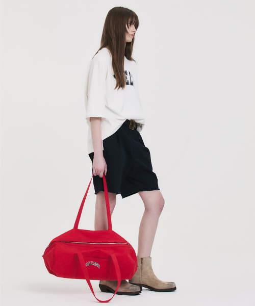 CANVAS DUFFEL BAG RED