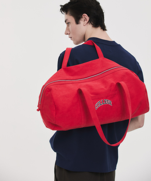 CANVAS DUFFEL BAG RED