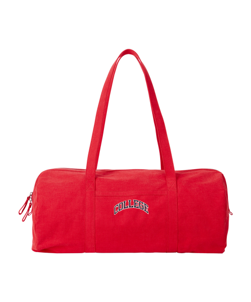 CANVAS DUFFEL BAG RED