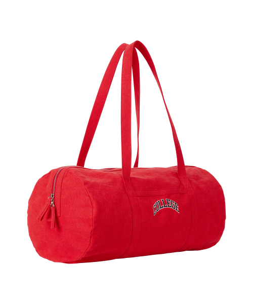CANVAS DUFFEL BAG RED