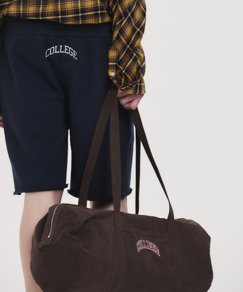 CANVAS DUFFEL BAG BROWN