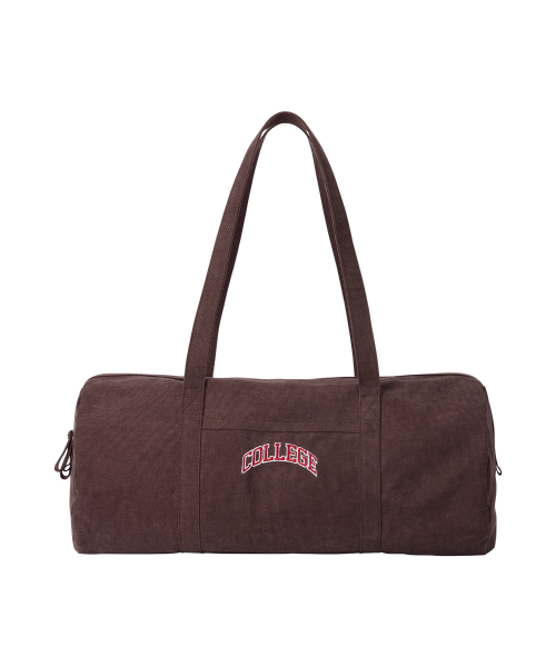 CANVAS DUFFEL BAG BROWN