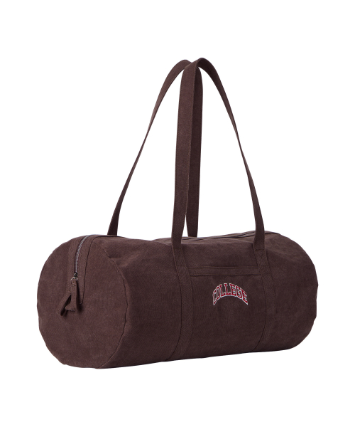 CANVAS DUFFEL BAG BROWN