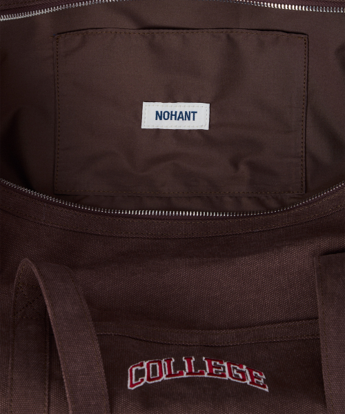 CANVAS DUFFEL BAG BROWN
