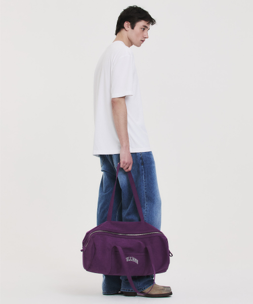 CANVAS DUFFEL BAG PURPLE