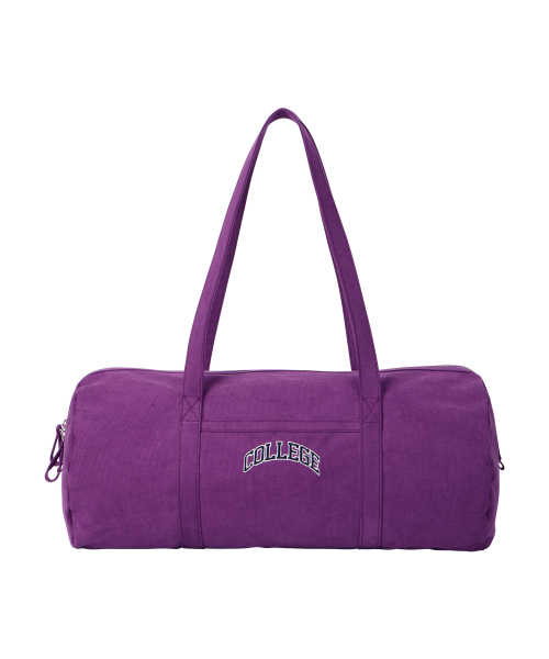 CANVAS DUFFEL BAG PURPLE