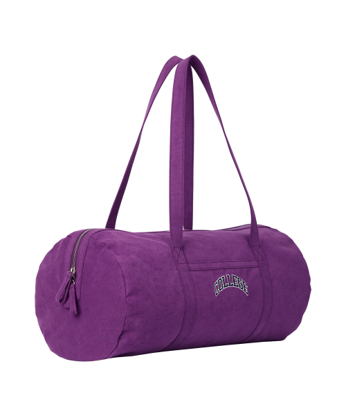 CANVAS DUFFEL BAG PURPLE
