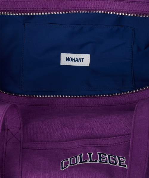 CANVAS DUFFEL BAG PURPLE