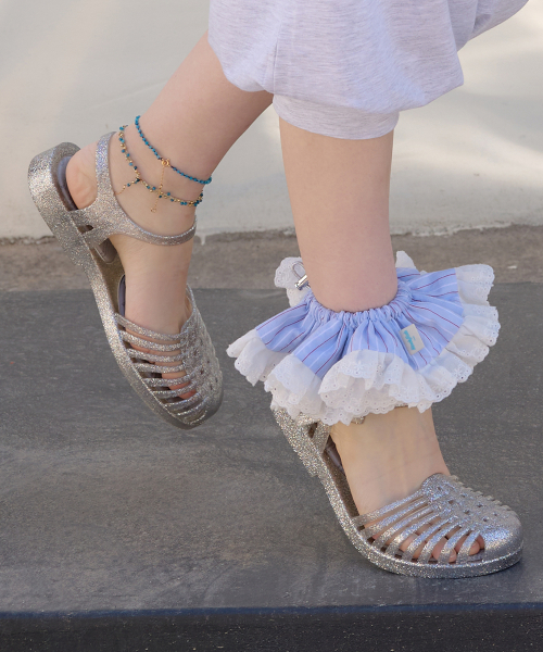 GLAIR STRAPPY SANDALS(GLITTER) - 2 colors