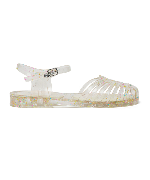 GLAIR STRAPPY SANDALS - CLEAR STAR