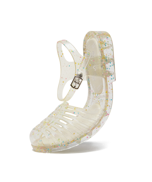 GLAIR STRAPPY SANDALS - CLEAR STAR