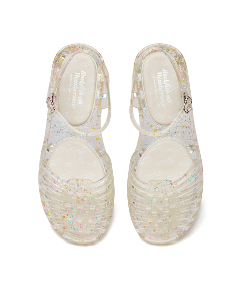 GLAIR STRAPPY SANDALS - CLEAR STAR