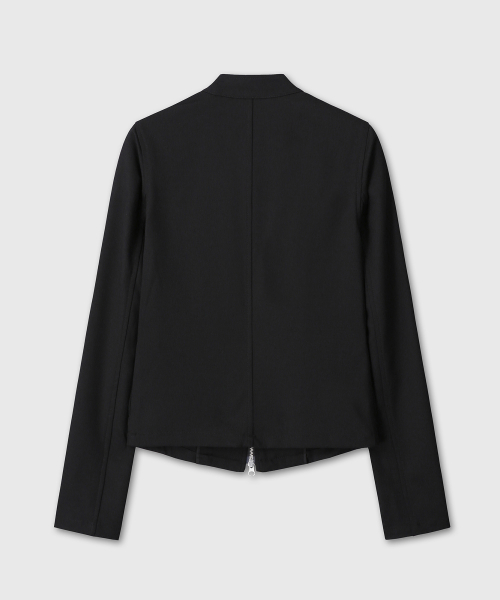DOUBLE BUTTON NAPOLEON JACKET (BLACK)