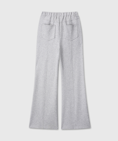[설라노 X DIVEIN WOMEN] FLARE SWEAT PANTS (MELANGE GRAY)